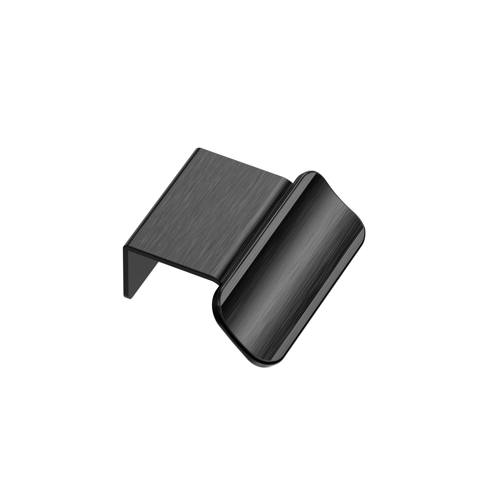 Furnipart Volet Trim Handle Profile Brushed Matt Black 52mm & 220mm