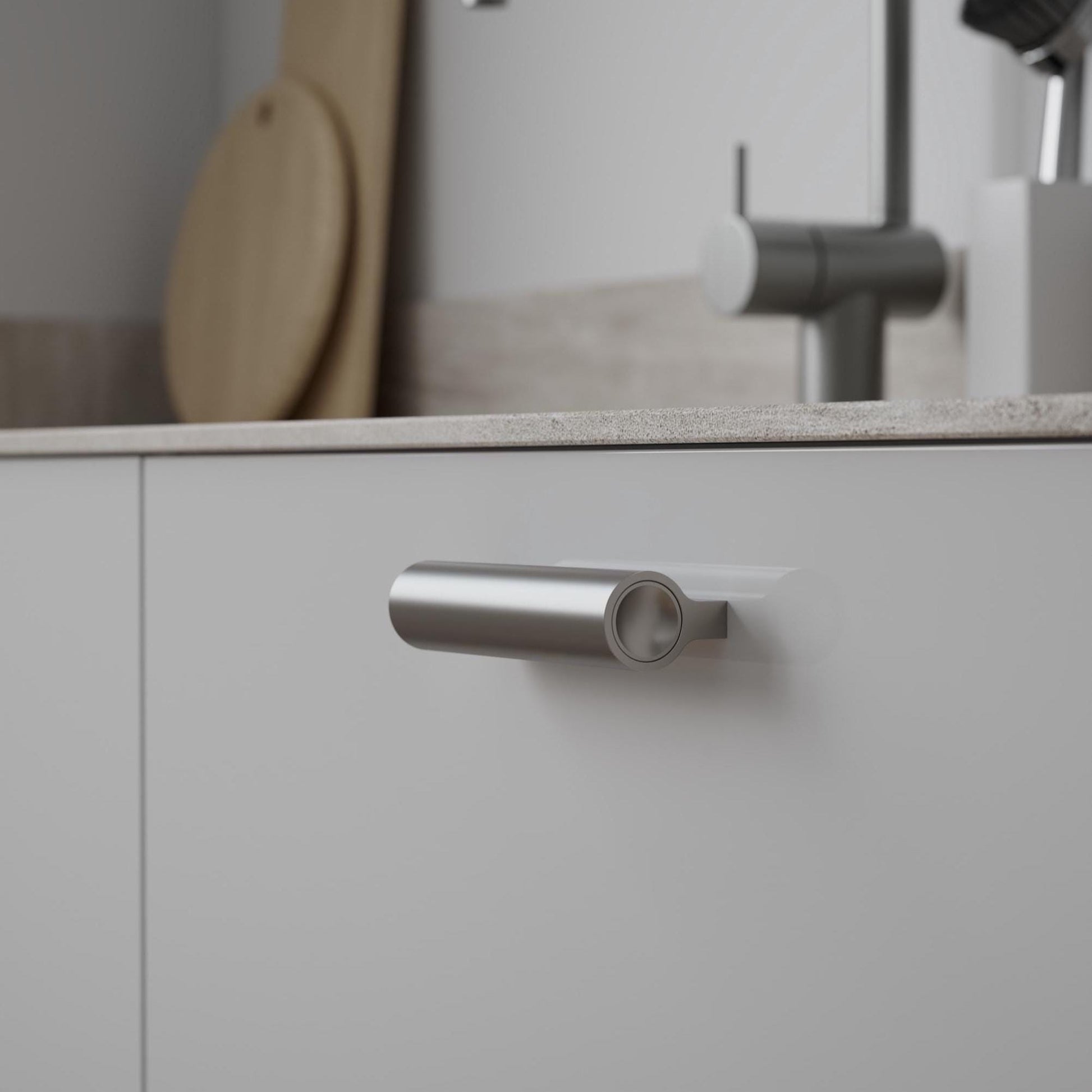 Furnipart Lucente Matt Inox Handle 100mm 300mm & 1200mm