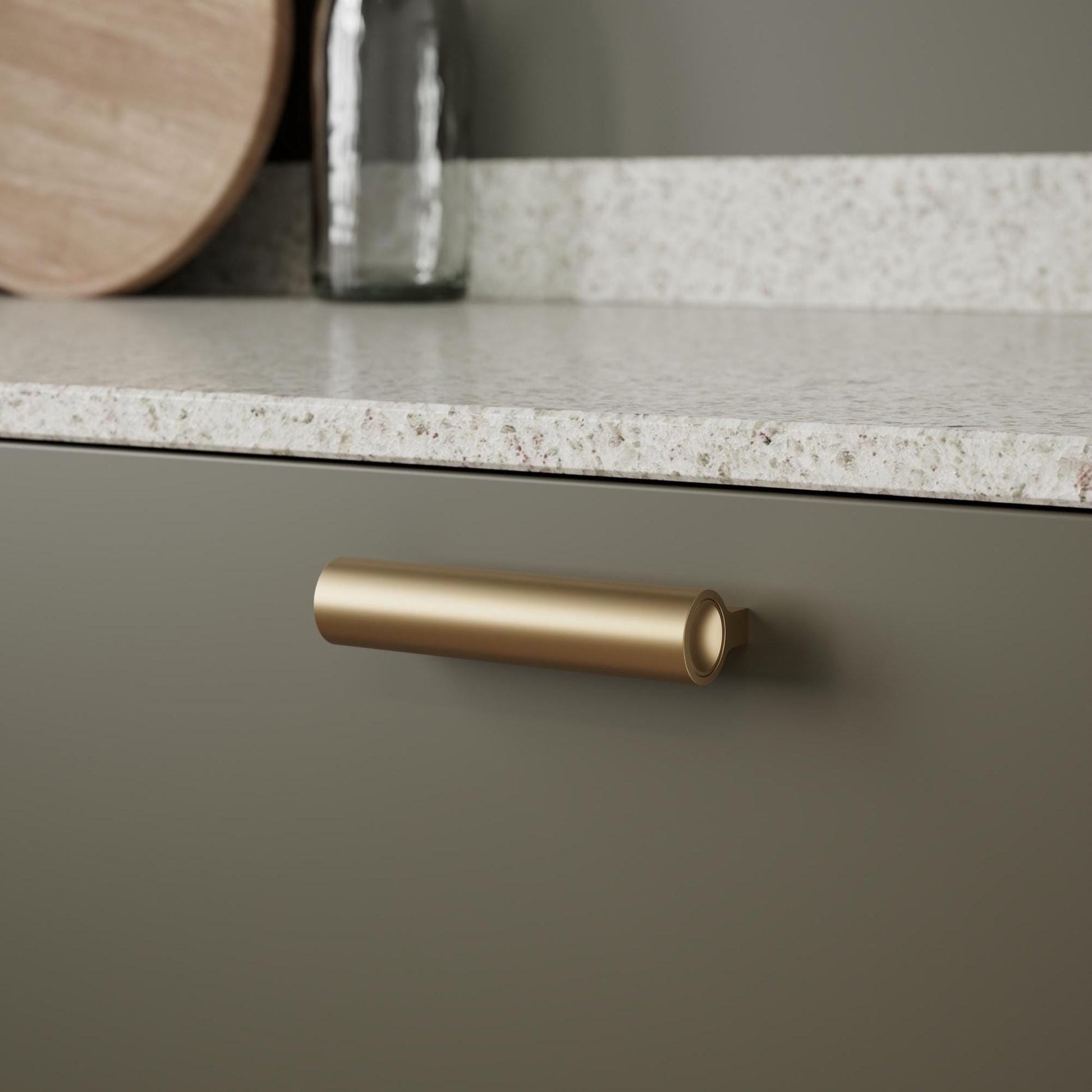 Furnipart Lucente Matt Brass Handle 100mm 300mm & 1200mm