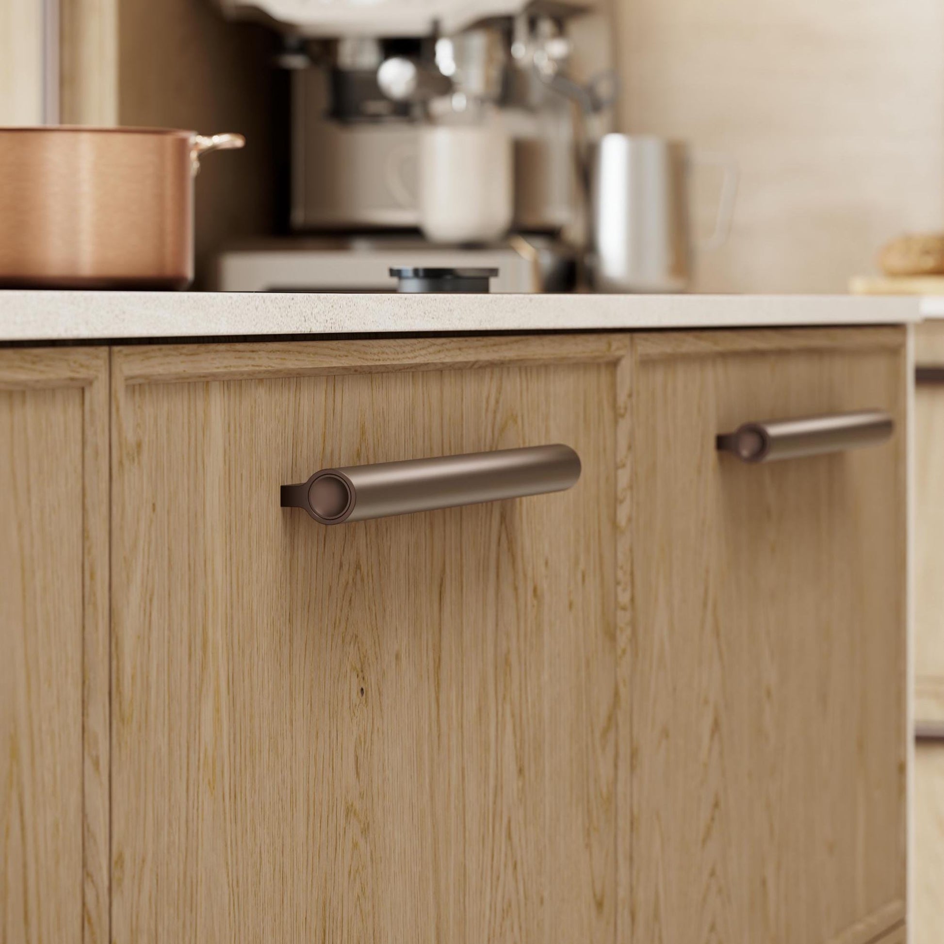 Furnipart Lucente Matt Bronze Handle 100mm 300mm & 1200mm