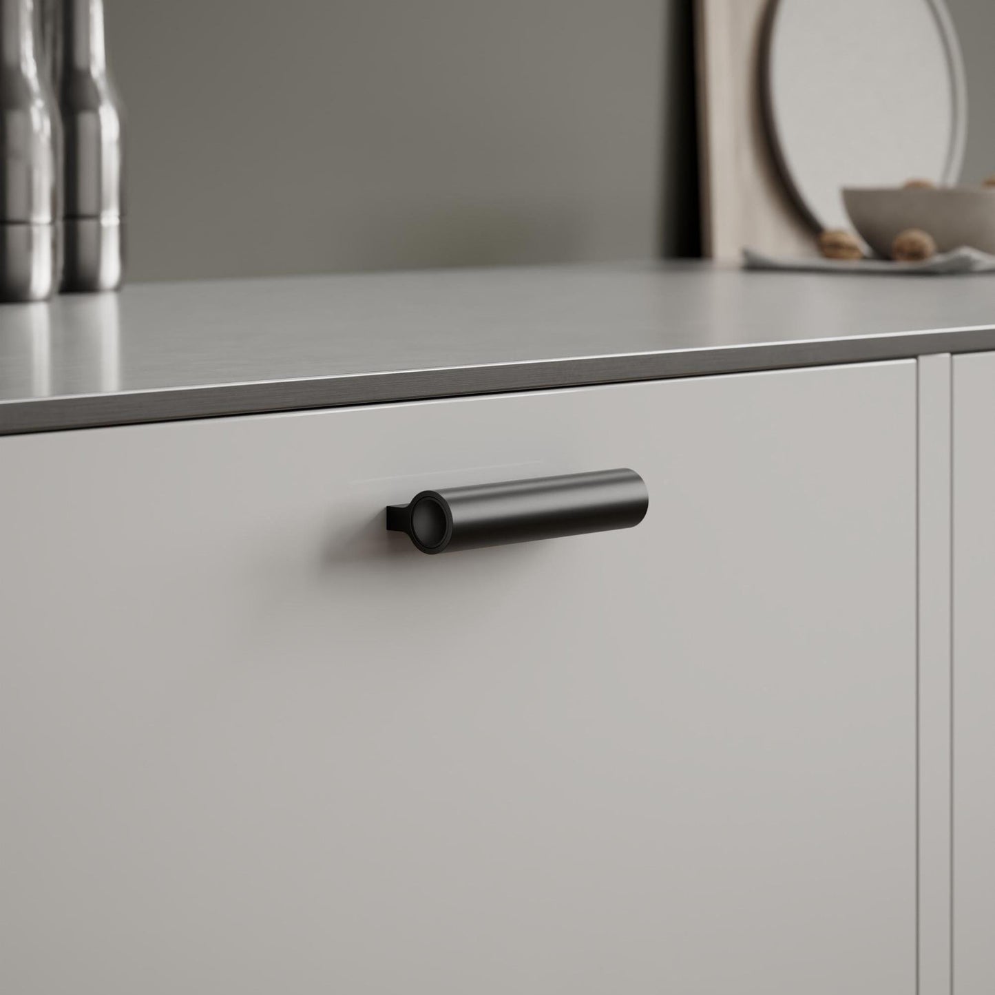 Furnipart Lucente Matt Black Handle 100mm 300mm & 1200mm