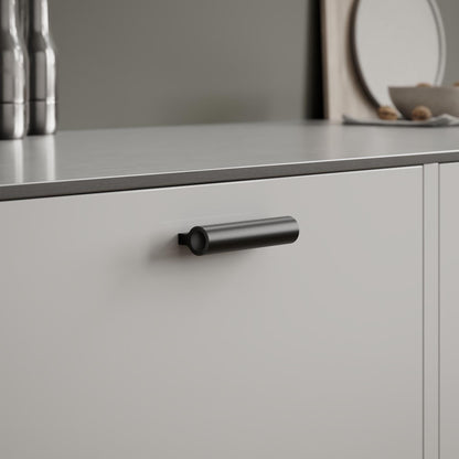 Furnipart Lucente Matt Black Handle 100mm 300mm & 1200mm