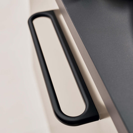 Furnipart Luck Matt Black Handle & Knob 32mm 160mm