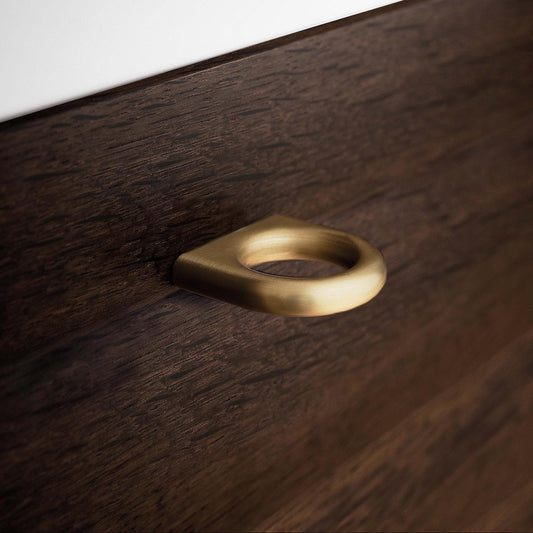 Furnipart Luck Brushed Gold Handle & Knob 32mm 160mm