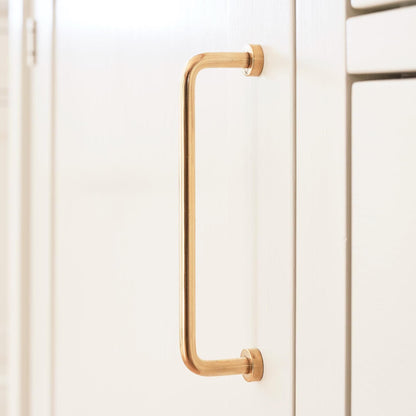 Furnipart Lounge Handle Untreated Brass Polished 128mm & 160mm