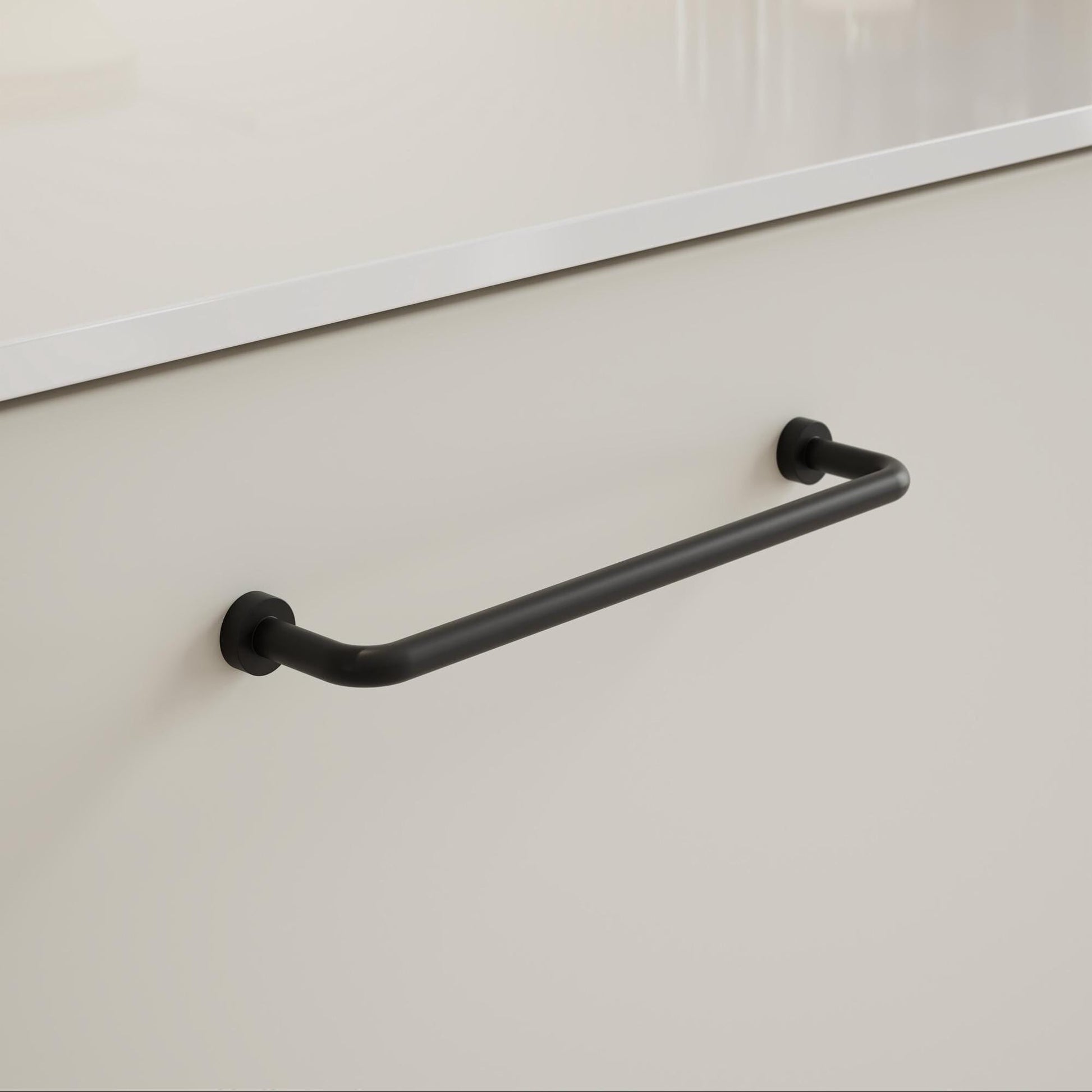 Furnipart Lounge Handle Matt Black 128mm & 160mm