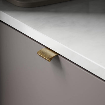 Furnipart Edge Straight Antique Brass Profile Trim Handle 40mm 100mm 200mm 350mm