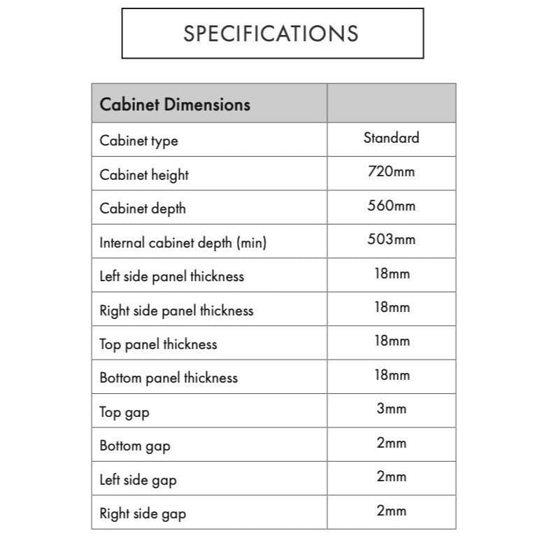 450mm Pull Out Kitchen Bin - 68.2L Integrated Recycling System - Ninka/Blum Soft Close Cabinet Waste Bin - Orion Grey