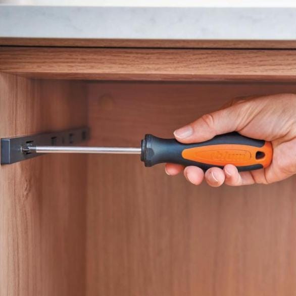 450mm Pull Out Kitchen Bin - 64L Integrated Recycling System - Ninka/Blum Soft Close Cabinet Waste Bin - Orion Grey