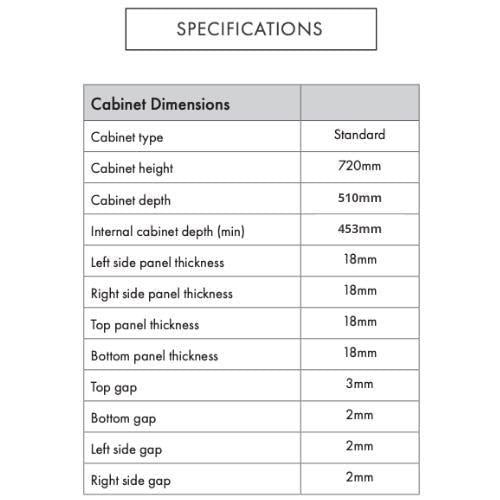 600mm Pull Out Kitchen Bin - 88.2L Integrated Recycling System - Ninka/Blum Soft Close Cabinet Waste Bin - Orion Grey